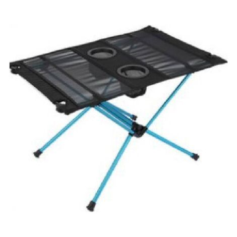 Table de camping pliante, mini table pliante portable avec sac en filet et sac de transport, table de camping légère pour randonnée, pêche, pique-nique, bleu (60 x 40 x 40 cm) (1/5)