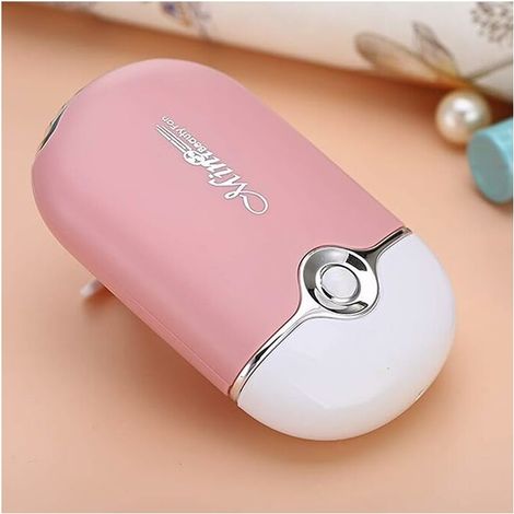 Mini ventilateur USB pour extension de cils (rose) (1/4)