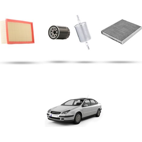 Kit tagliando 4 filtri compatibile con Citroen C5 2.0 16v 100kw dal 2002 (1/5)