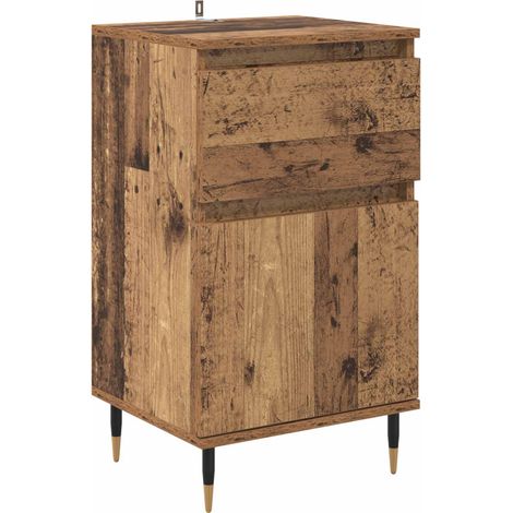 Maison Exclusive - Vitrina con cajón Madera Vieja 40 x 35 x 70 cm