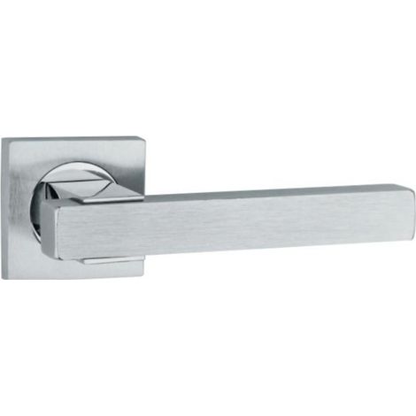 Maniglia per porte interne Lotus Cottali bicolore cromo