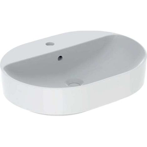 Geberit VariForm lavabo à poser elliptique, 600x450mm, avec trou