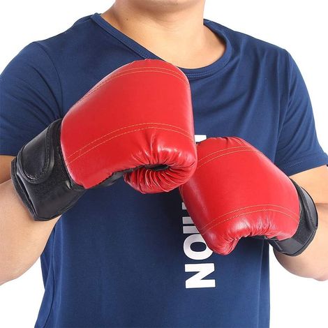Gants de Boxe Entraînement Adultes, 1 Paire Homme Femme, Kickboxing Sac de Frappe (1/5)
