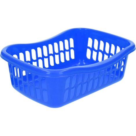 Cestino Brio Medio 6546 Azzurro - 28,5X20.5Xh9,5Cm