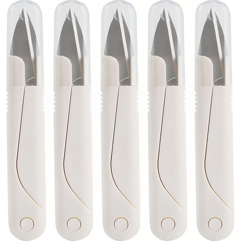Lot de 5 coupe-fils en acier inoxydable — Design ergonomique, multifonctionnels et durables