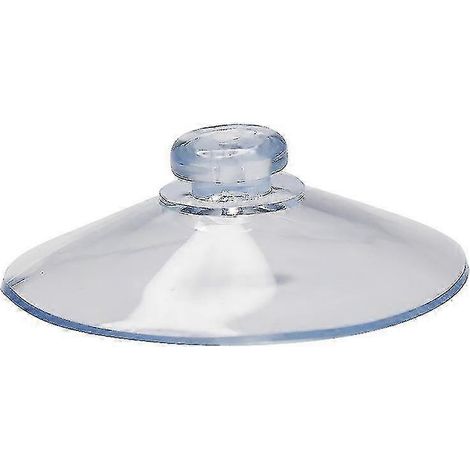 10 ventouses, ventouses en verre, ventouses en plastique PVC transparent, sans crochet, ventouses auto-adhésives ultra-résistantes - JV (L)