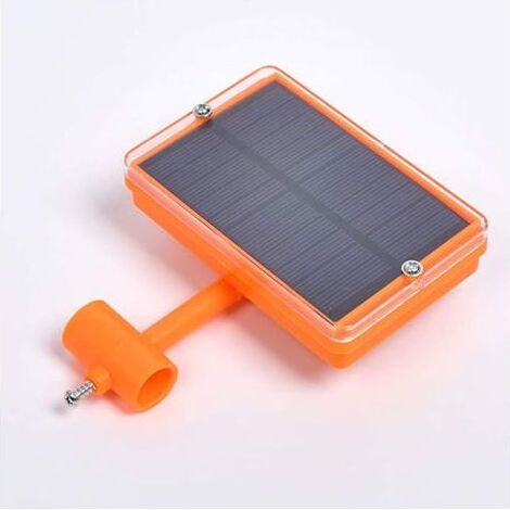 1 Répulsif à oiseaux, Ultrasons, Panneau solaire, Sans câble, Sons variés, Pour ferme et verger (1/5)
