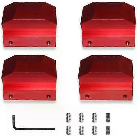 4 Stück Wagenheberadapter, gefräst, eloxiert, aus Kunststoff und Stahl, passend für Chevrolet Camaro 6. Generation --JXLGV (1/5)