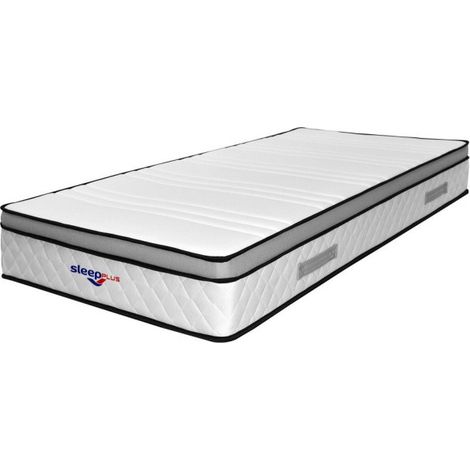 Lot de 2 Matelas marie a Ressorts 3 cm face de contact latex Matelas face de contact latex en 75 Kg-m3 - 90x190 Hauteur -- 25... (1/3)