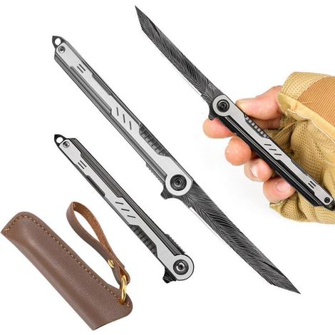 Klappmesser M390 Stahl Einhandmesser EDC Outdoor mit Schutzhülle