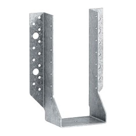Simpson Strong Tie – Sabot de charpente ailes extérieur acier galvanisé 100mm – Hauteur 140mm – Longueur 60mm – Applications solives et poutres