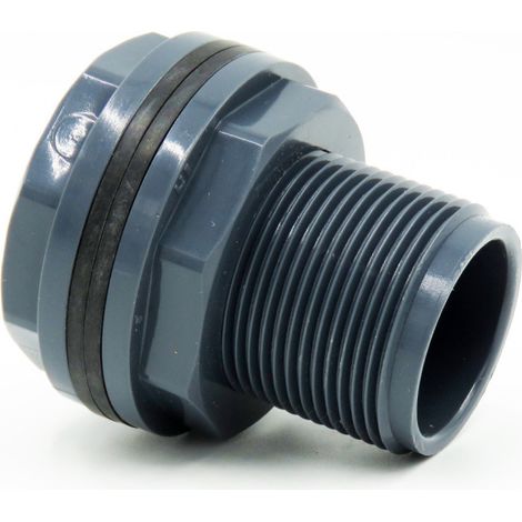 ø25 mm ou 1 pouce, Traversée de paroi en PVC - jardiboutique