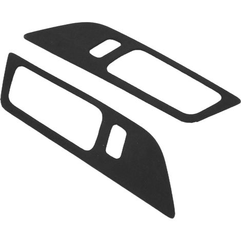 Stück – Türgriffrahmen innen – Ersatzaufkleber für Ford Mustang 2015–2021 (Linkslenker) – Schwarz (1/5)