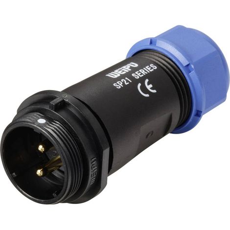 Weipu SP2111 / P 2 I Connettore circolare Spina dritta Tot poli: 2 Serie (connettore circolare): SP21 1 pz.