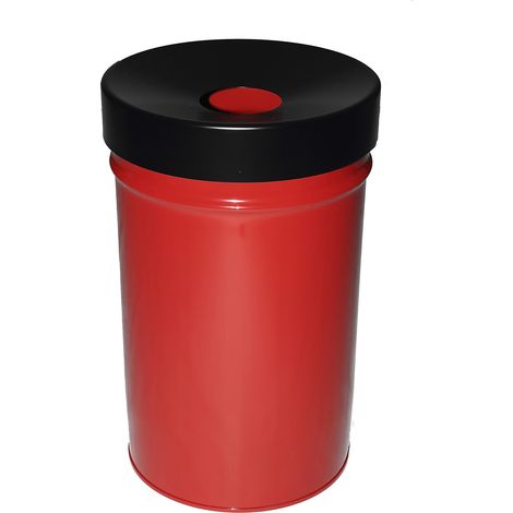 FRANKEL kaiserkraft, Poubelle auto-extinguible, capacité 60 l,