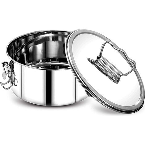 Stampo per tortine all'uovo in acciaio inox 304 con chiusura ermetica e coperchio, ideale per cuocere quiche, torte salate, crostate e altri dolci. Utensile da cucina indispensabile. (1/5)