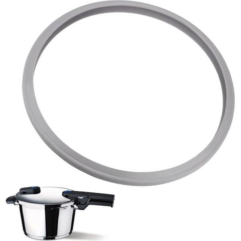 Joint d'étanchéité de 22 cm pour Autocuiseur Fissler WMF, Joint Cocotte Minute Remplacement pour Fissler 6.5L, Anneau d'étanchéité Silicon pour Autocuiseurs, Accessoires Couvercle