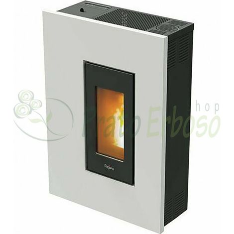 Madison - Stufa a pellet da 5.2 Kw bianca