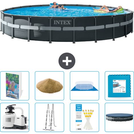 Intex Piscina Ultra XTR Rotonda - 732x132 cm - 9-pezzi  S557