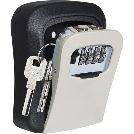 Cassetta portachiavi per immobili CH-846, con serratura a combinazione, 115 x 95 x 40 mm, in metallo (1/5)