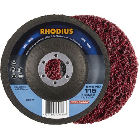 Limpieza Rhodius svs hd 115x22.23 mm pack 10 (1/3)