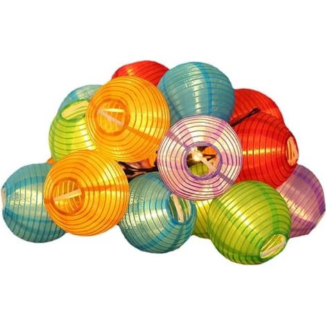 Guirlande lumineuse solaire LED de 5 m avec cage, décorative, étanche, pour jardin ou extérieur, idéale pour Noël et les fêtes. Couleurs disponibles. (1/5)