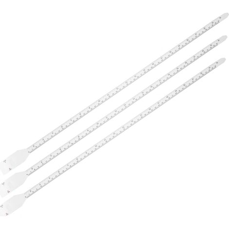 SHINEOFI 2 Ensembles Mesurer Flexible Pour Circonférence De Lot De Outil De Mesure Pour Facile À Lire Portable 3 Pièces 2 (1/5)