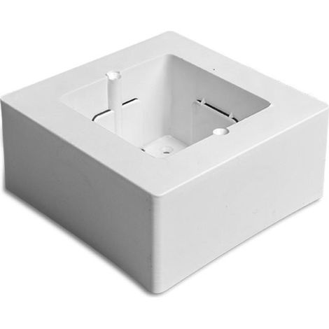 Scatola per Meccanismi Universali a Superficie 92x92x42 mm   Bianco (1/3)