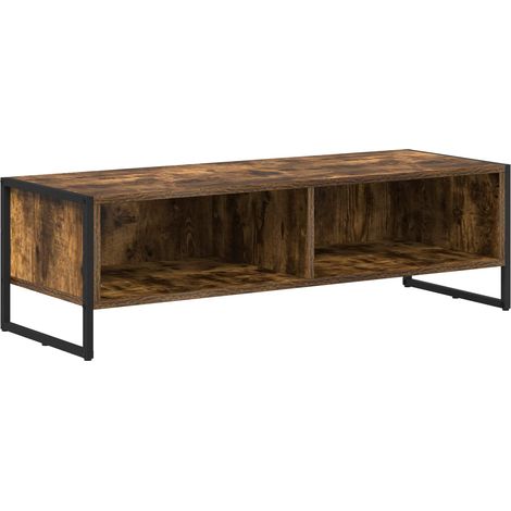 Maison Exclusive - Mobile TV Quercia Fumosa 100 x 36.5 x 30.5 cm Legno multistrato