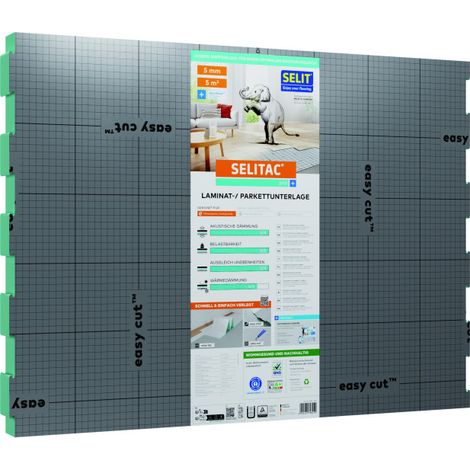 Selitac Trittschalldämmung Parkett- & Laminat 5 mm 5 m²