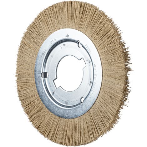 PFERD TOOLS Rundbürste schmal ungezopft RBU Ø 200x12x50,8 mm Bohrung DIAMANT-Filament-Ø 0,35 mm Korn 600