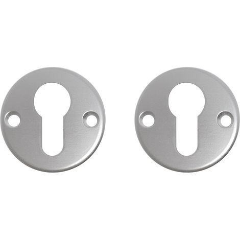 Rosace cylindre en aluminium ronde - Par set