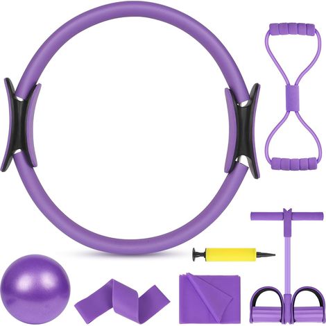 4 PCS/6 PCS Ensemble Pilates, 15''/38cm Anneau Cercle de Pilates (1/5)