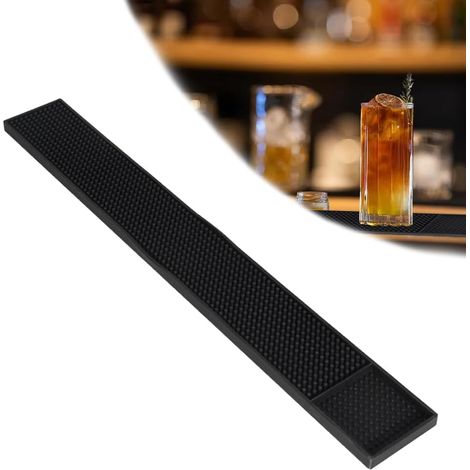 1 Tapis Bar Caoutchouc Antidérapant 60x8cm Égouttoir Durable Pour Bars, Restaurants, Cuisine (1/5)