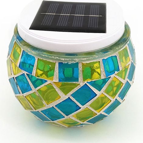 Lampe solaire LED mosaïque creuse pour pelouse extérieure, étanche, couleurs changeantes, pour jardin ou balcon (2023)-AquaForge