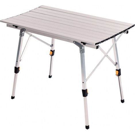 Oypla 3ft Adjustable Portable Folding Outdoor Aluminium Camping Table (1/5)