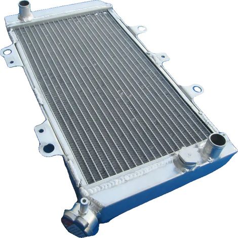 ATV Kühler, Aluminium, Kompatibel mit Yamaha Grizzly 660 YFM660, 2002-2008, Erhöhte Kühlleistung 40%, TIG-geschweißte Konstruktion (1/5)