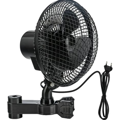 Ventilateur de tente de culture, vitesse réglable, flux d'air oscillant, Ventilateur Clip (1/2)