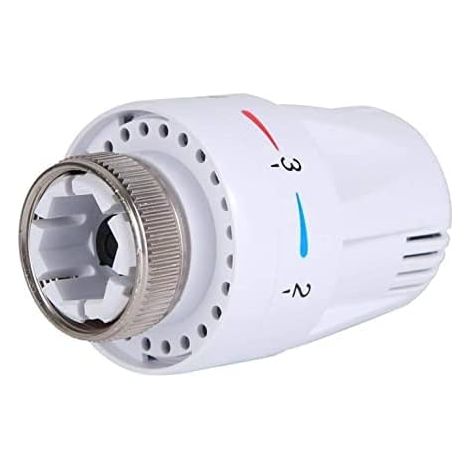 2PCS Vanne de radiateur thermostatique TRV Vannes de radiateur Tête de Rechange M30x1.5 Tête de vanne de Thermostat de radiateur pour la Chambre à Coucher de Bureau à Domicile (1/5)