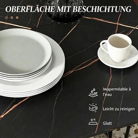 Mesa multifuncional práctica, mesa plegable, mesa de centro versátil, mesa de comedor (solo incluye 1 mesa de comedor). (1/5)