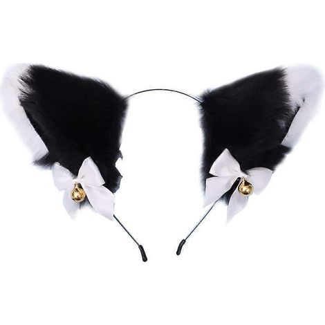 Hübsches kugelförmiges Haarband, trendiges Haarband, niedlicher Haarschmuck (schwarz) (1/4)