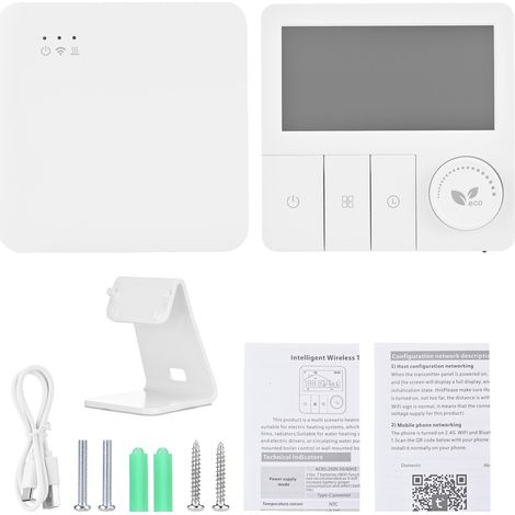 Thermostat WiFi TY, contrôleur de chauffage de l'eau, chaudière murale intelligente Programmable pour usage domestique (1/5)