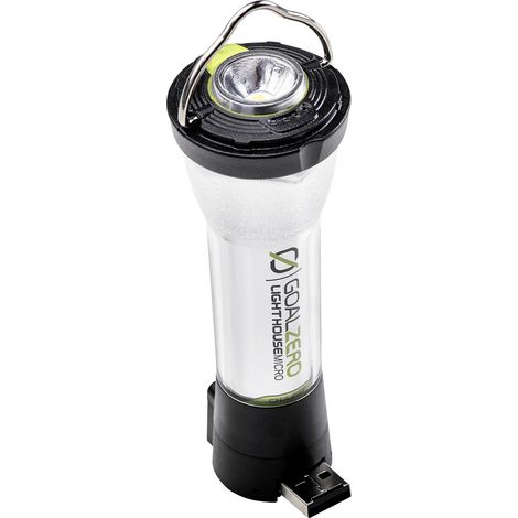 Goal Zero 32008 Lighthouse Micro Charge LED Camping-Leuchte 120 lm akkubetrieben 87 g Schwarz, Gelb (1/5)