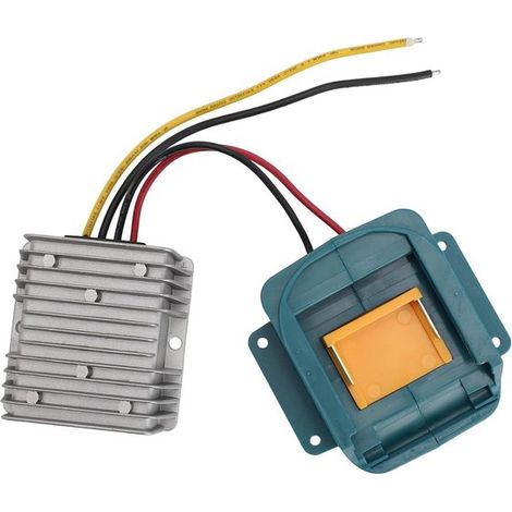 Allecto Spannungswandler Adapter Gleichstromregler 18V auf 12V 15A 180W Batteriespannungswandler Gleichstromregler Adapter Reduzierstück für BL18 (1/5)