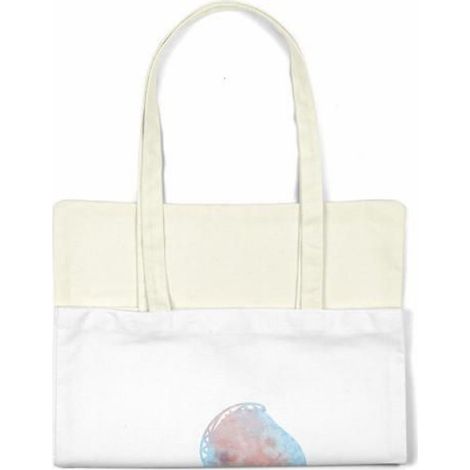 Sac Shopping - Tote Bag En Coton - 34 X 40 Cm - Porté Épaule - Réutilisable - 1 Pièce (1/4)