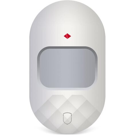 Wolf-Guard HW-GJ01A Capteur infrarouge sans fil PIR grand angle 7 M/110 °, blanc (1/5)