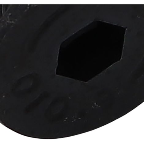 Vis métaux FHC tête fraisée empreinte hexagonale creuse Clé de 5 HC5 M8X45 Filetage total Classe 10.9 Acier brut-1 pièce (1/2)