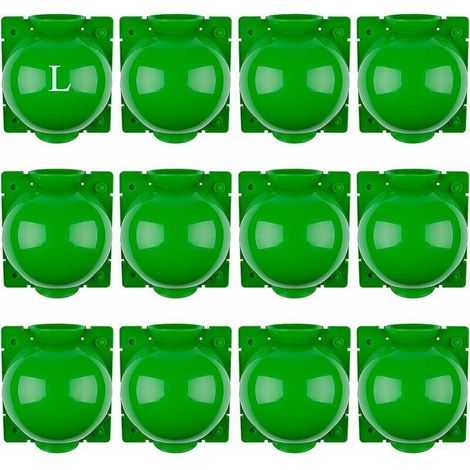 SABIR MNS 11,5 cm Boîte de culture de racines de plantes, 12 PCS Dispositif d'enracinement de plantes Balle de propagation à haute pression Greffe Botanique Contrôleur de racines pour la reproduction (1/5)