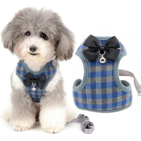 Spannungsfreies Geschirr für kleine Hunde (Blau S) - Fei Yu (1/5)