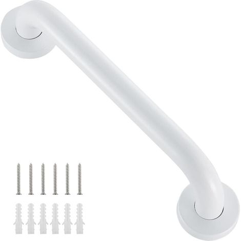 Barre d'Appui Douche et WC 500mm Blanc - Poignée de Sécurité,Soutien pour Toilette,Maintien Handicapé (1/5)